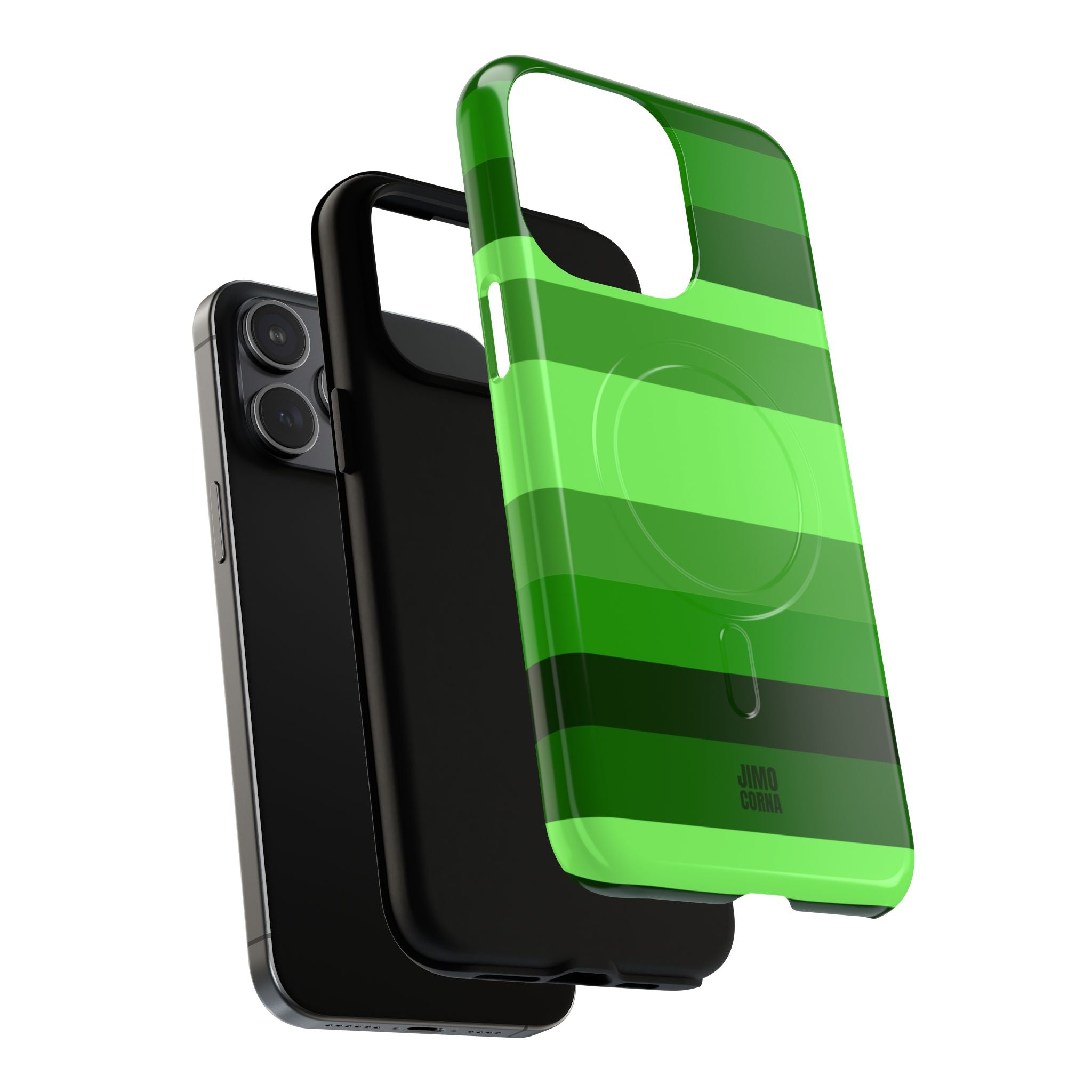 Matcha Stripe MagSafe iPhone Case