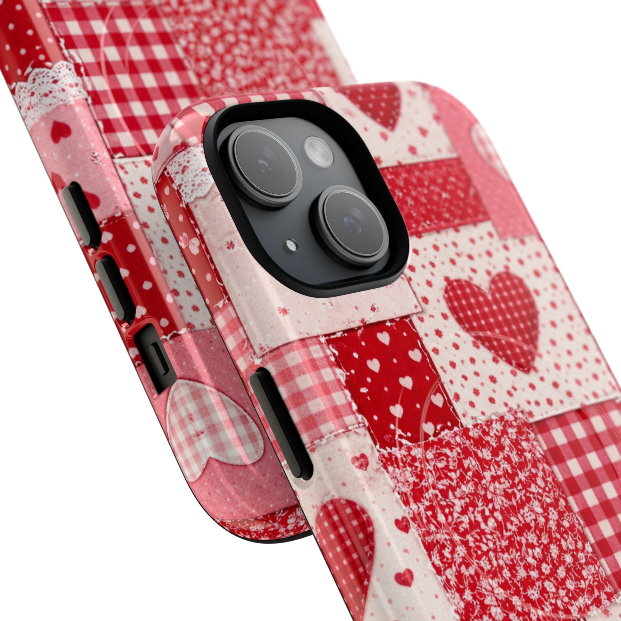 Patchwork Heart MagSafe iPhone Case