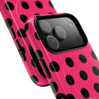 Big Polka Dot | Hot Pink and Black