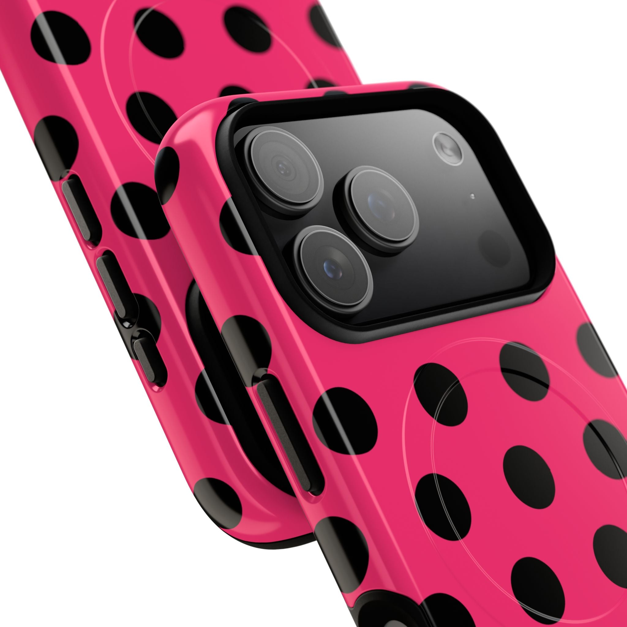 Big Polka Dot | Hot Pink and Black