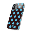 Big Polka Dot | Brown and Blue