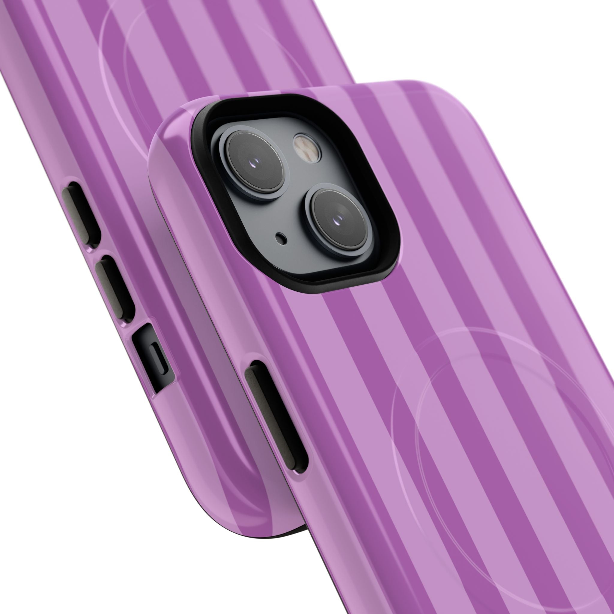 Bold Stripes MagSafe iPhone Case | Plum