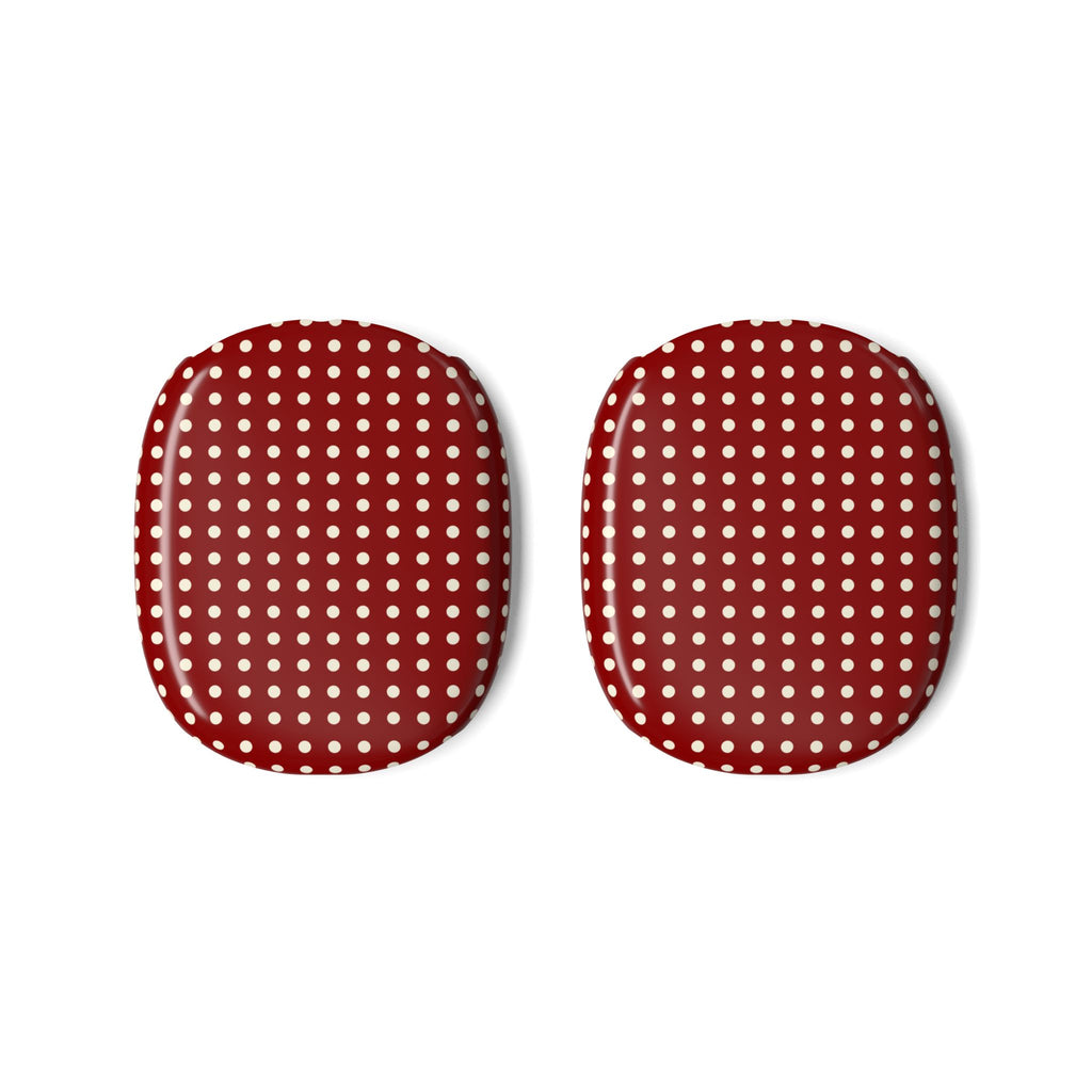 Polka Dot AirPods Max Covers | Red