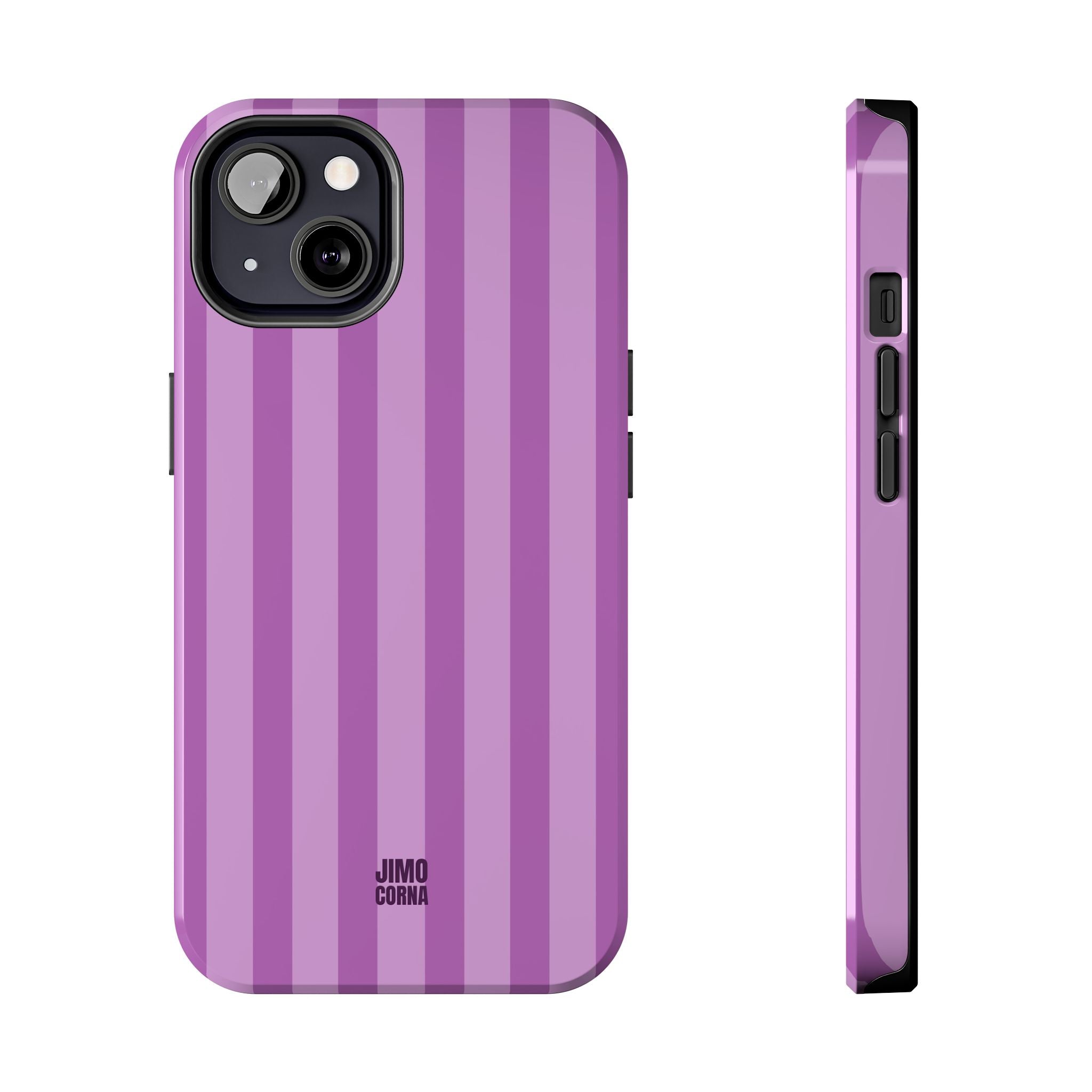 Bold Stripes iPhone Case | Plum