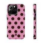 Big Polka Dot | Pink and Black