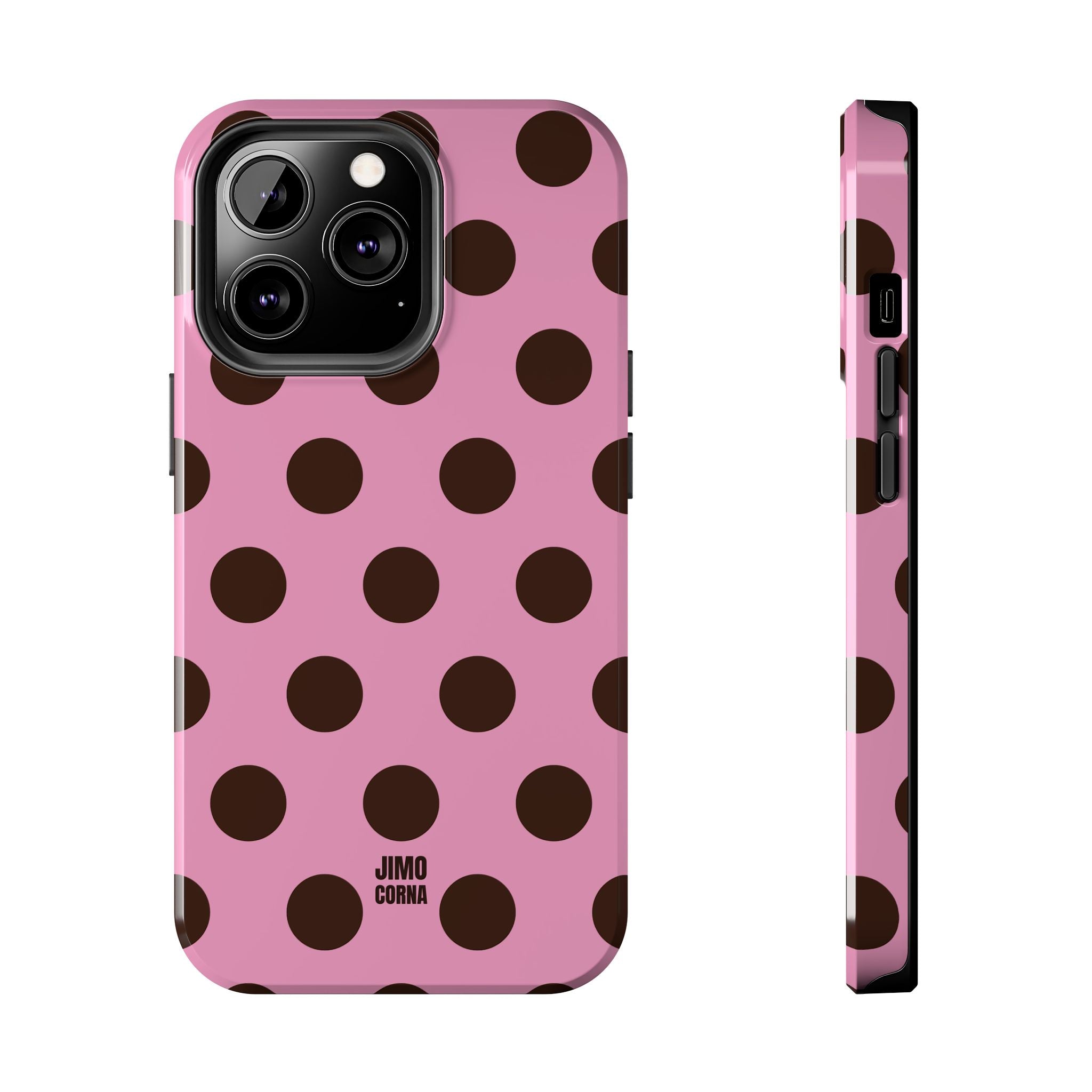 Big Polka Dot | Pink and Black
