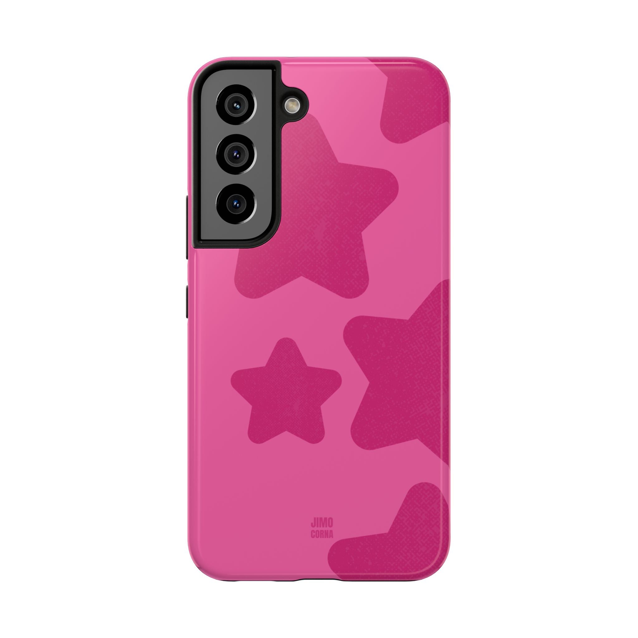 Hot Pink Bold Stars