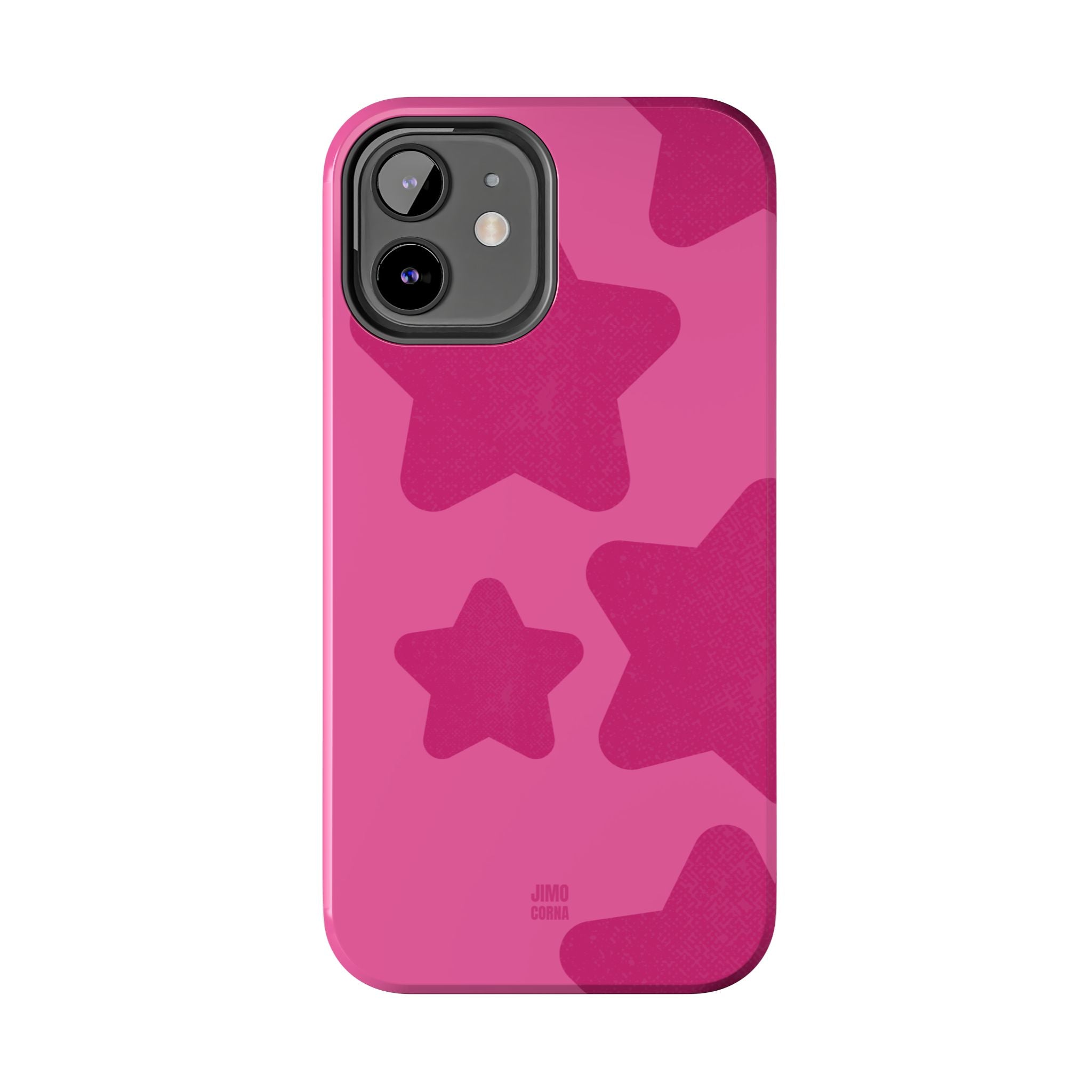 Hot Pink Bold Stars