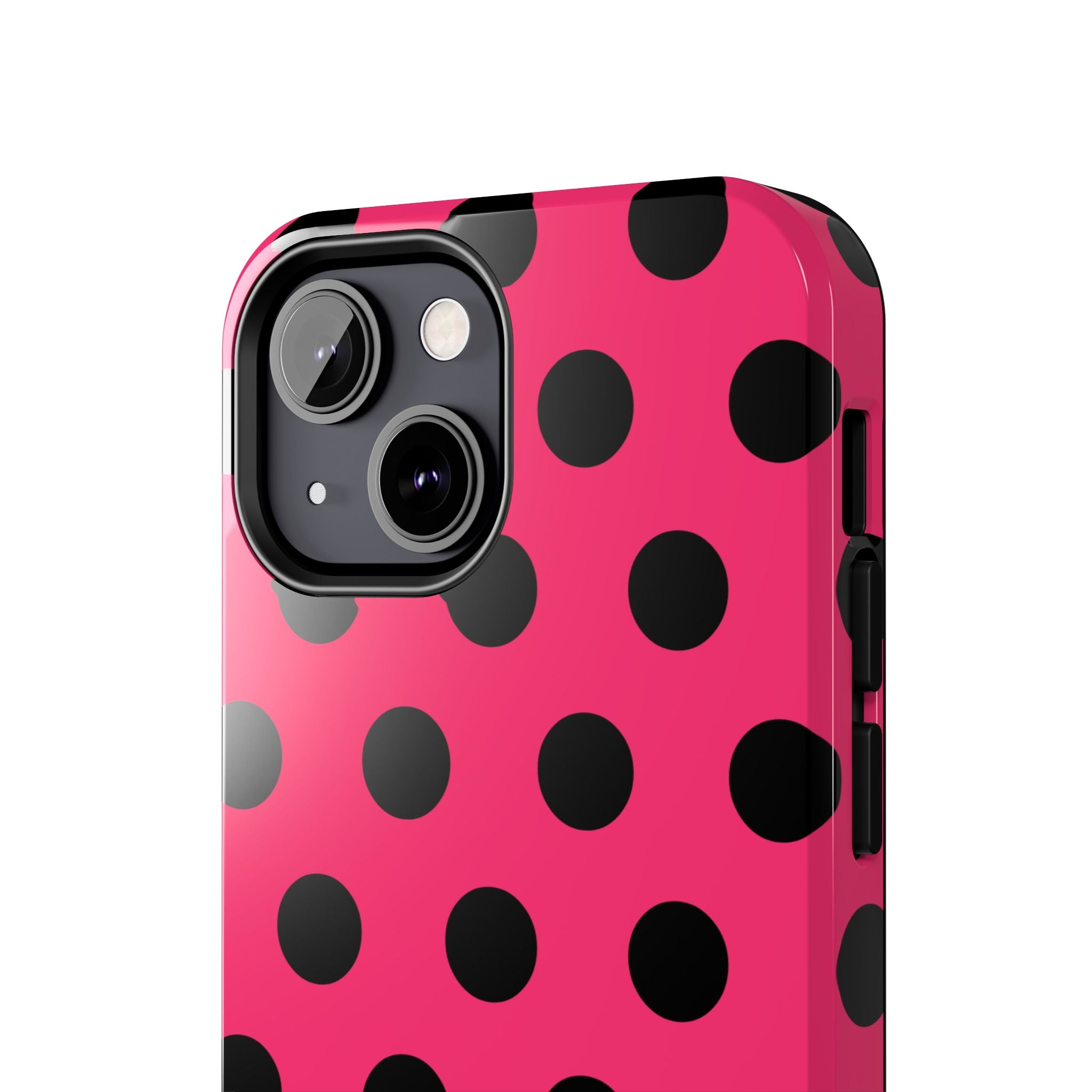 Big Polka Dot | Hot Pink and Black