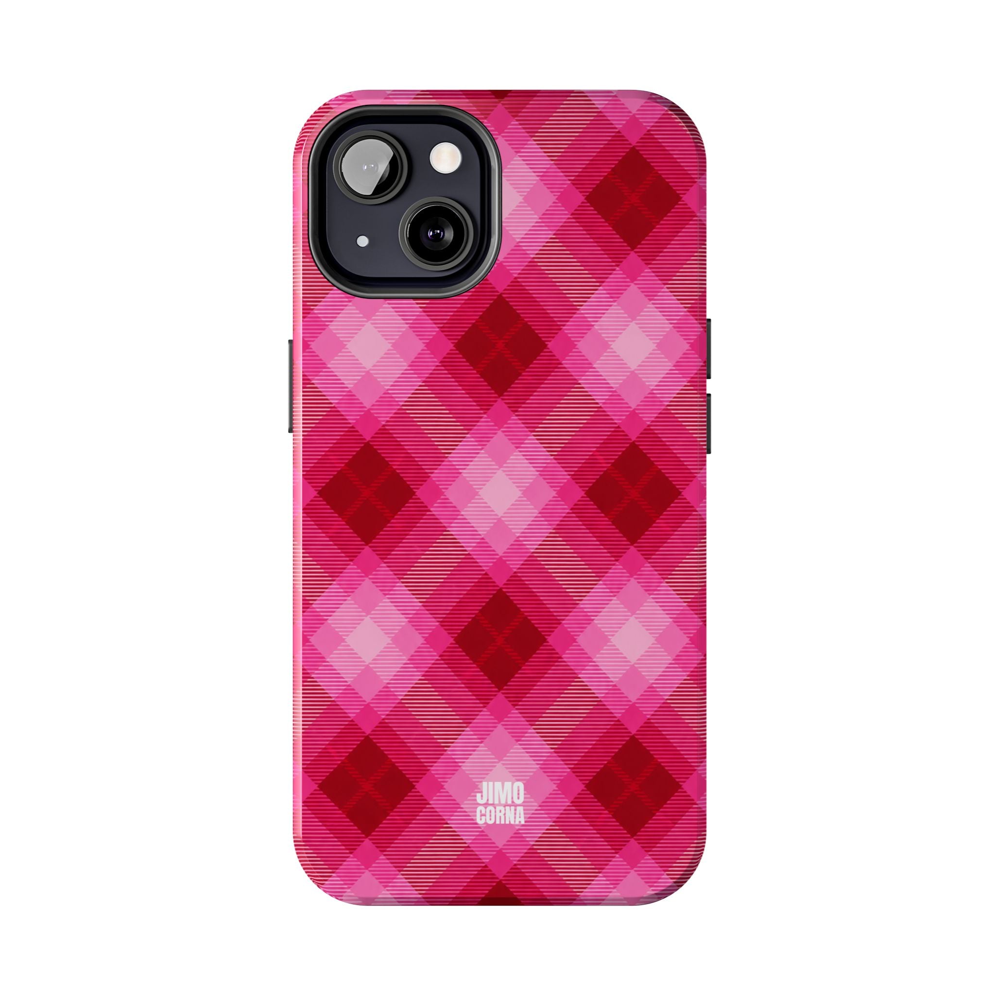 Pink Picnic Plaid iPhone Case