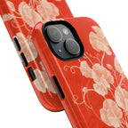 Red Flora MagSafe iPhone Case