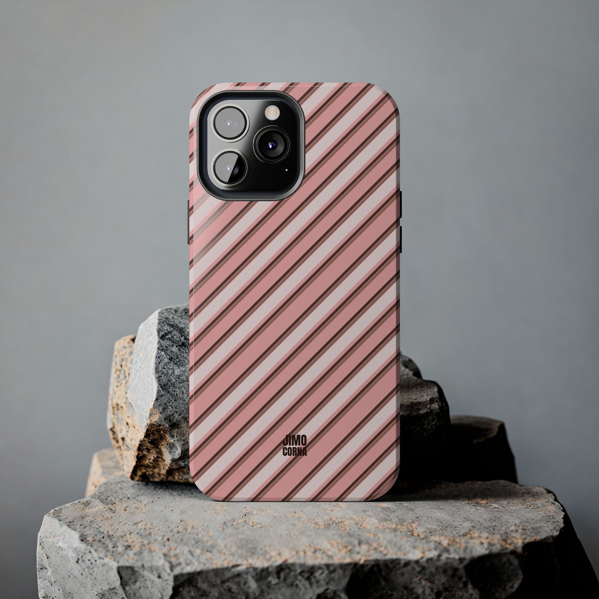 Angelina Stripes | Pink - iPhone Case