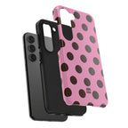 Big Polka Dot | Pink and Black