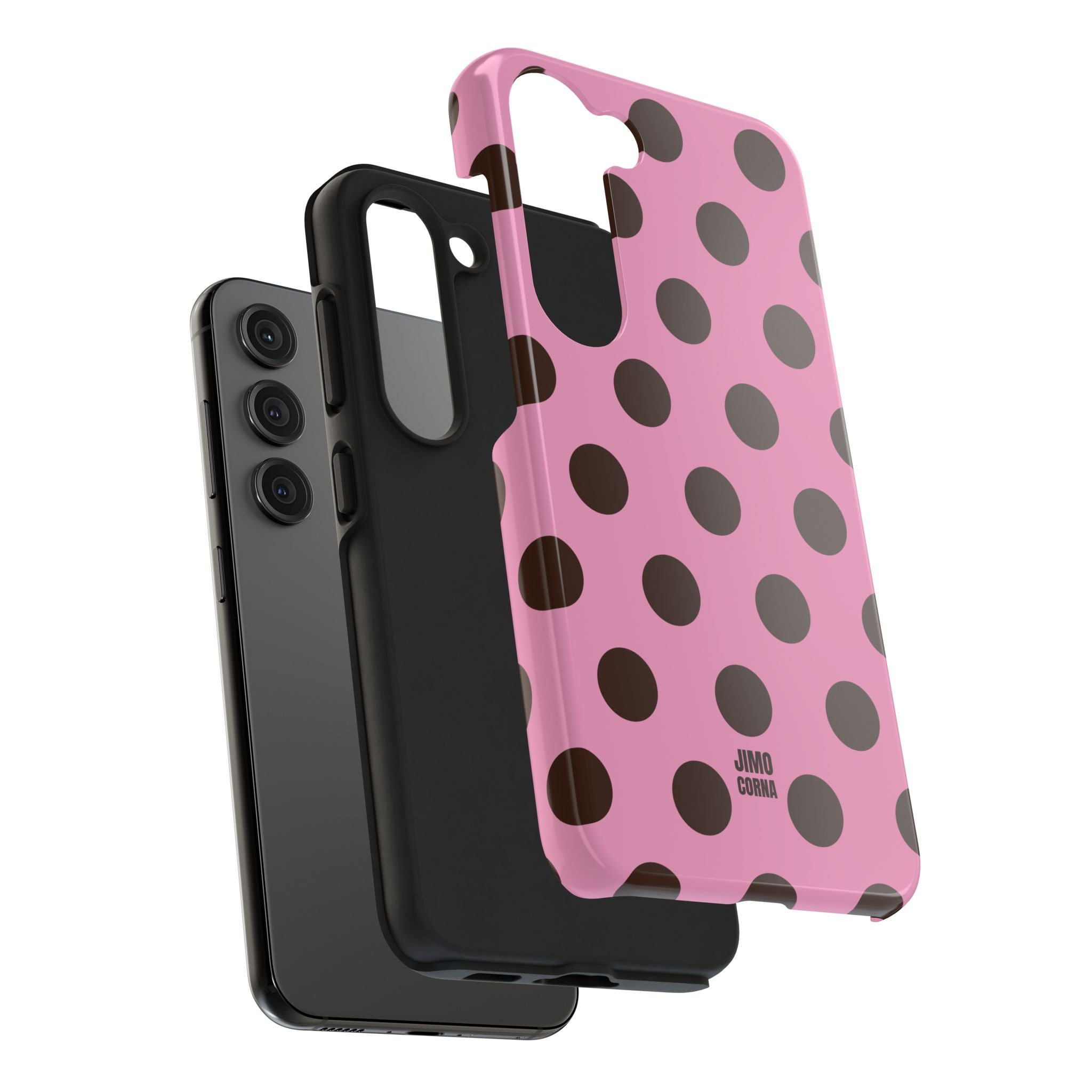 Big Polka Dot | Pink and Black