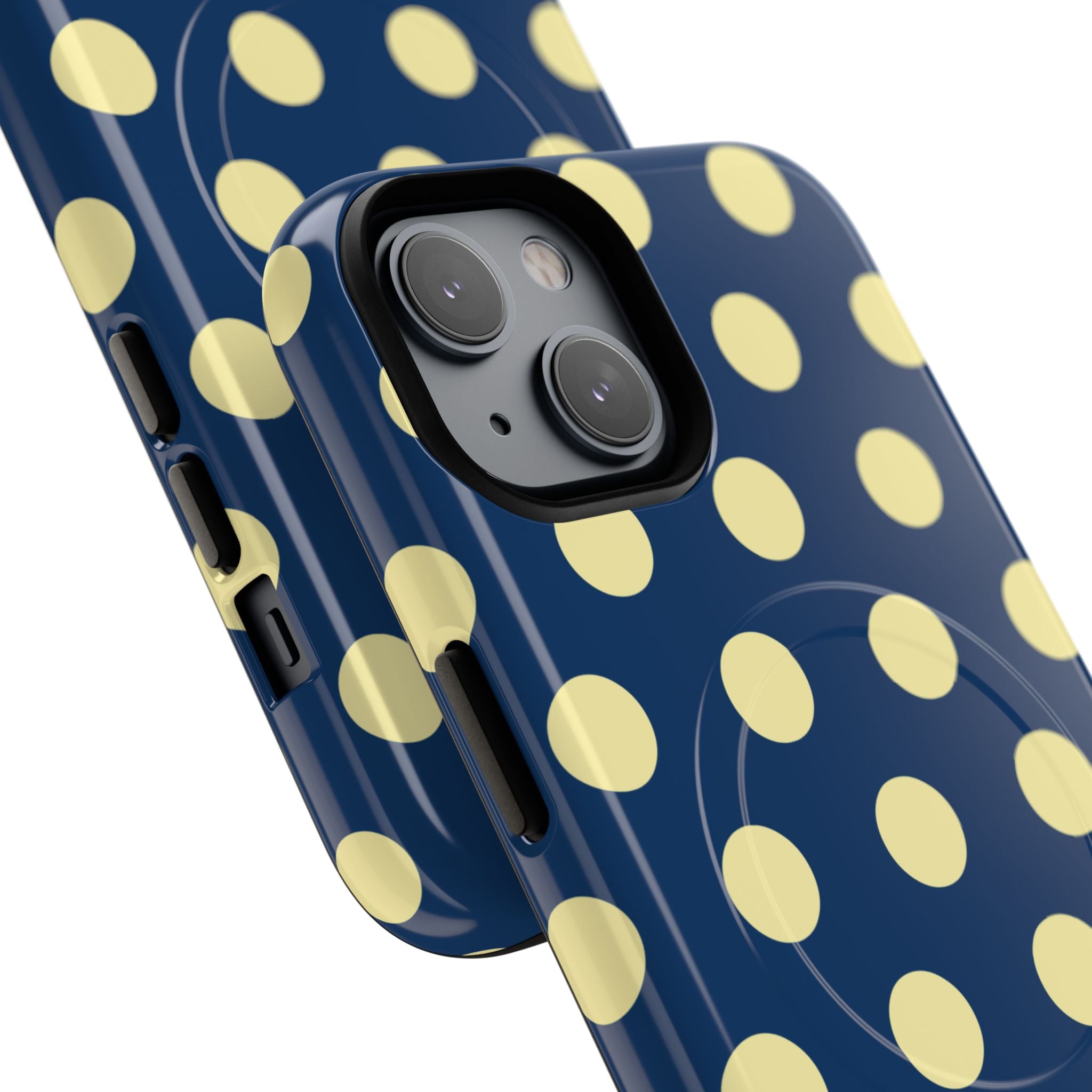 Big Polka Dot | Blue and Cream