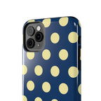 Big Polka Dot | Blue and Cream