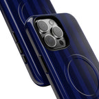 Navy Blue Bold Stripes