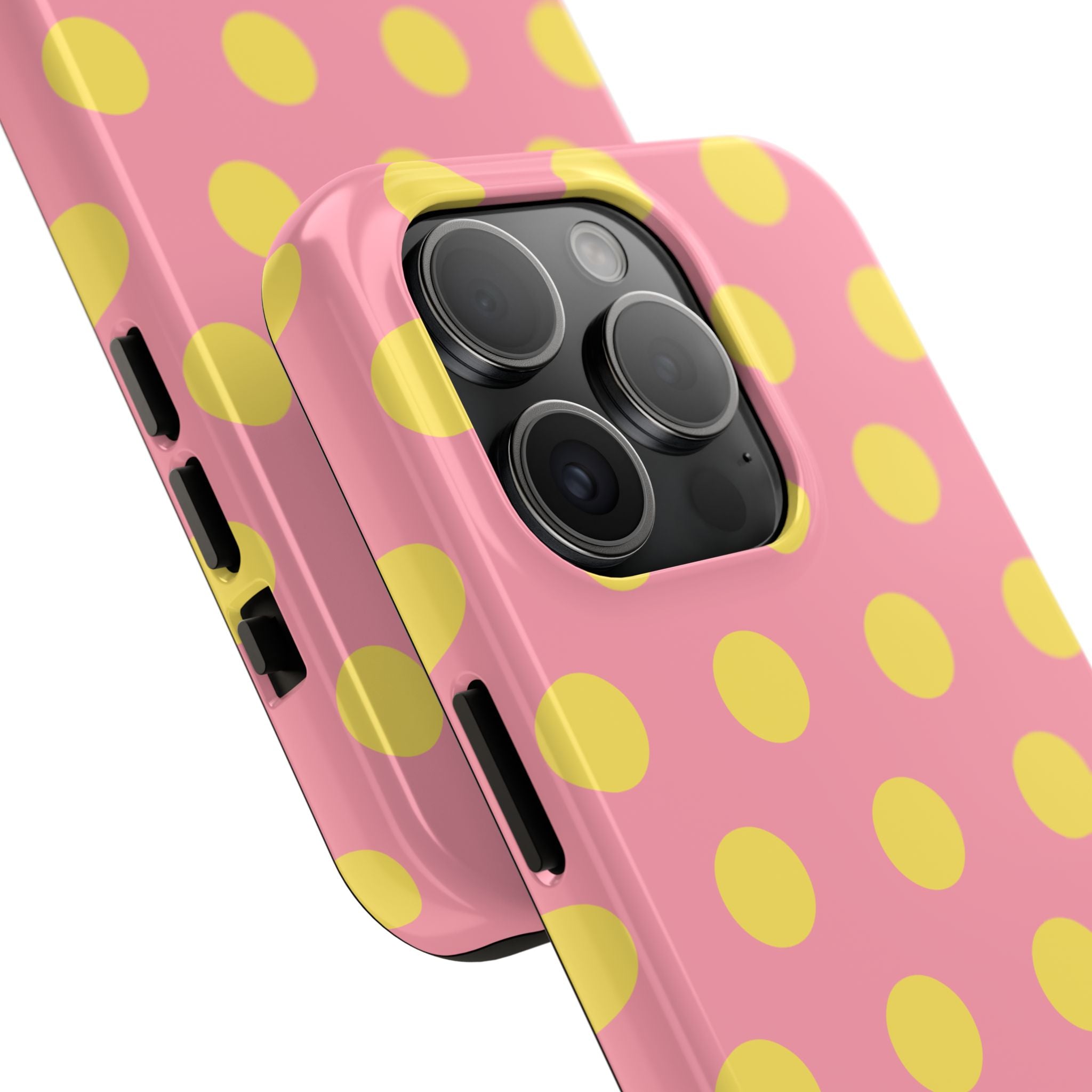 Big Polka Dot | Pink and Yellow