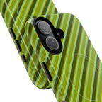 Angelina Stripes | Olive - MagSafe iPhone Case