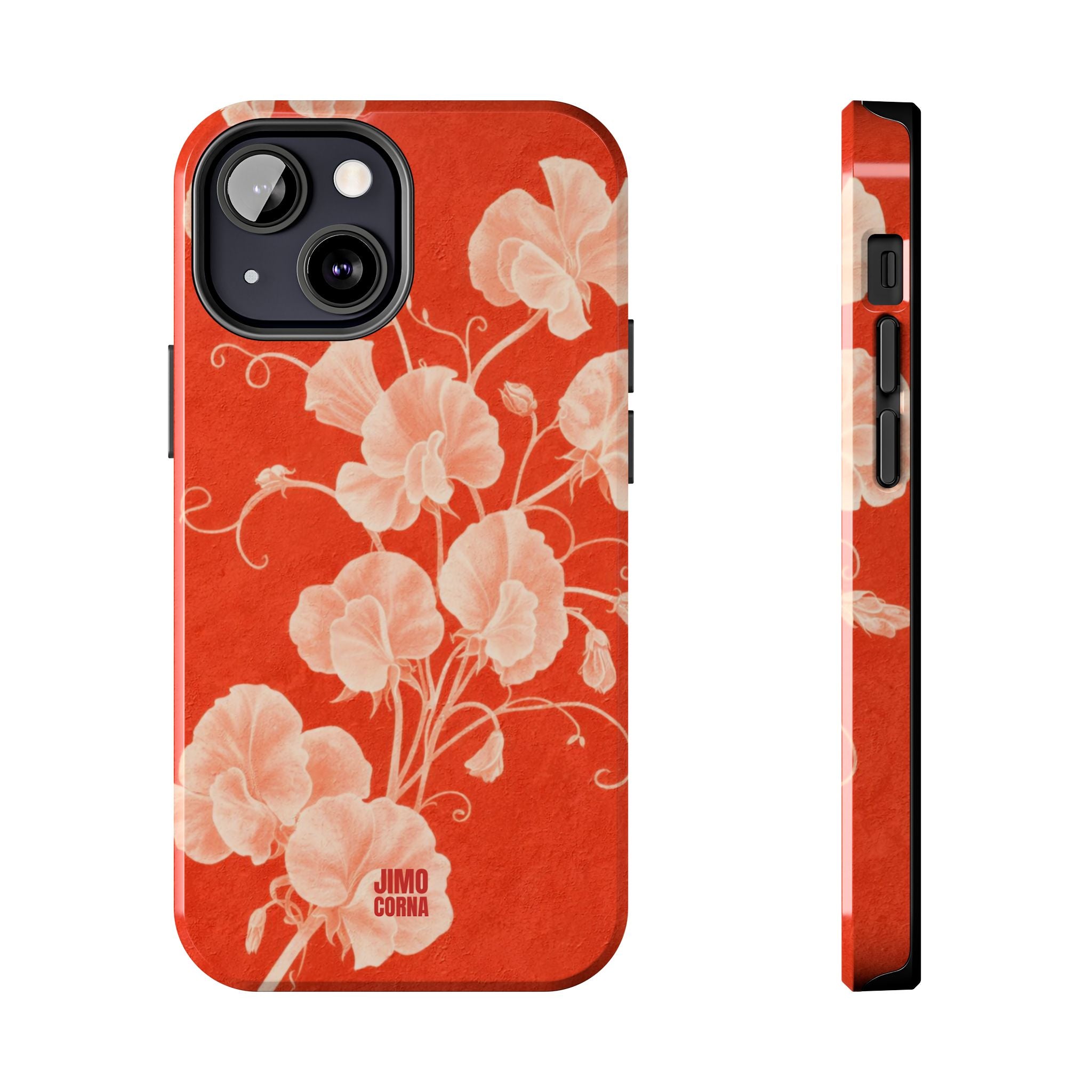 Red Flora iPhone Case