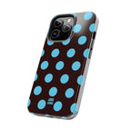 Big Polka Dot | Brown and Blue