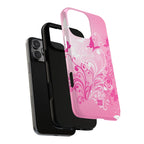 Pink Flutter Garden MagSafe iPhone Case