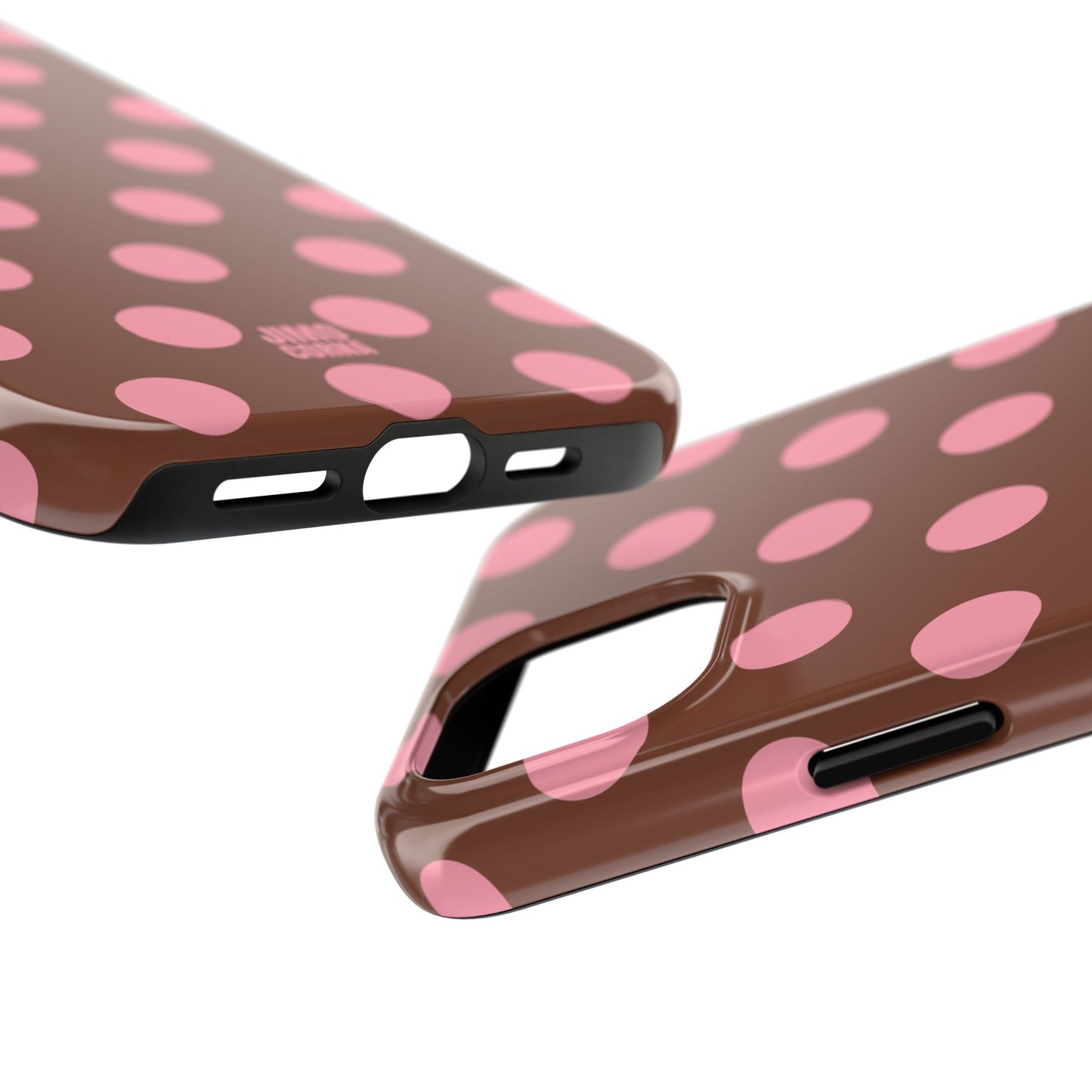 Big Polka Dot | Brown and Pink