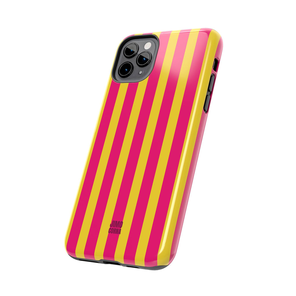 Pink and Yellow Bold Stripes