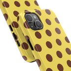 Big Polka Dot | Yellow and Brown