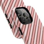 Angelina Stripes | Pink - MagSafe iPhone Case