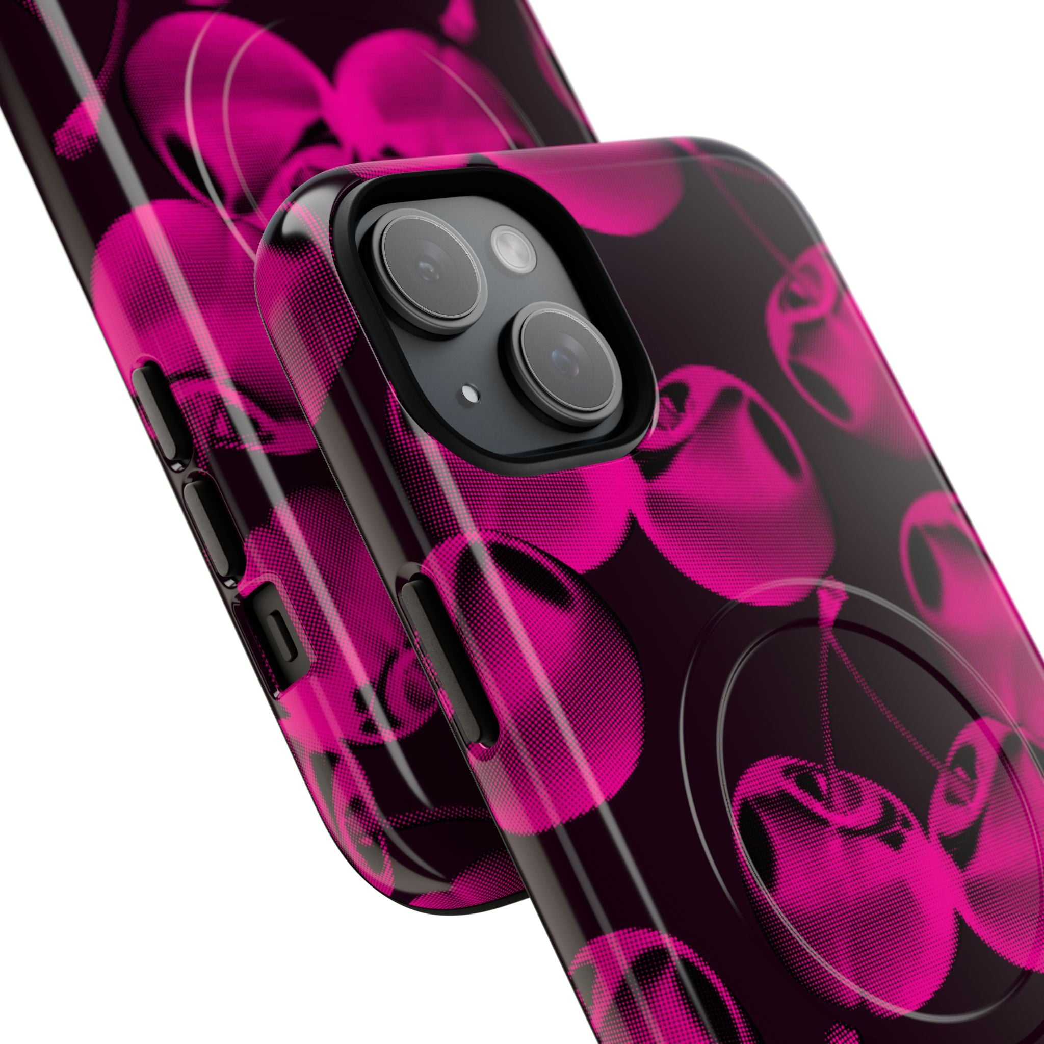 Pink Retro Cherries