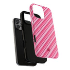 Angelina Stripes | Hot Pink - MagSafe iPhone Case