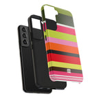 Berry Citrus Stripe Samsung Galaxy Case