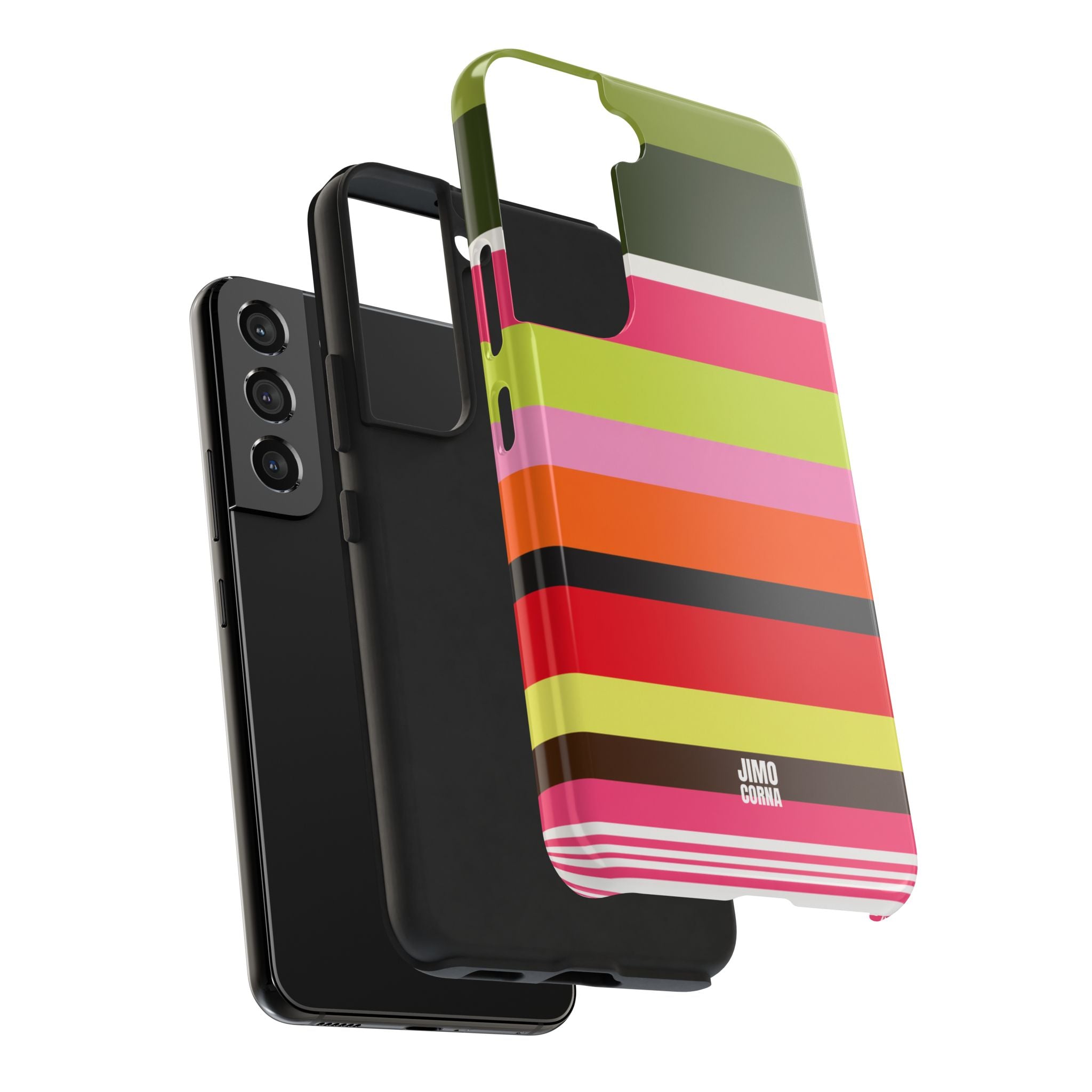 Berry Citrus Stripe Samsung Galaxy Case