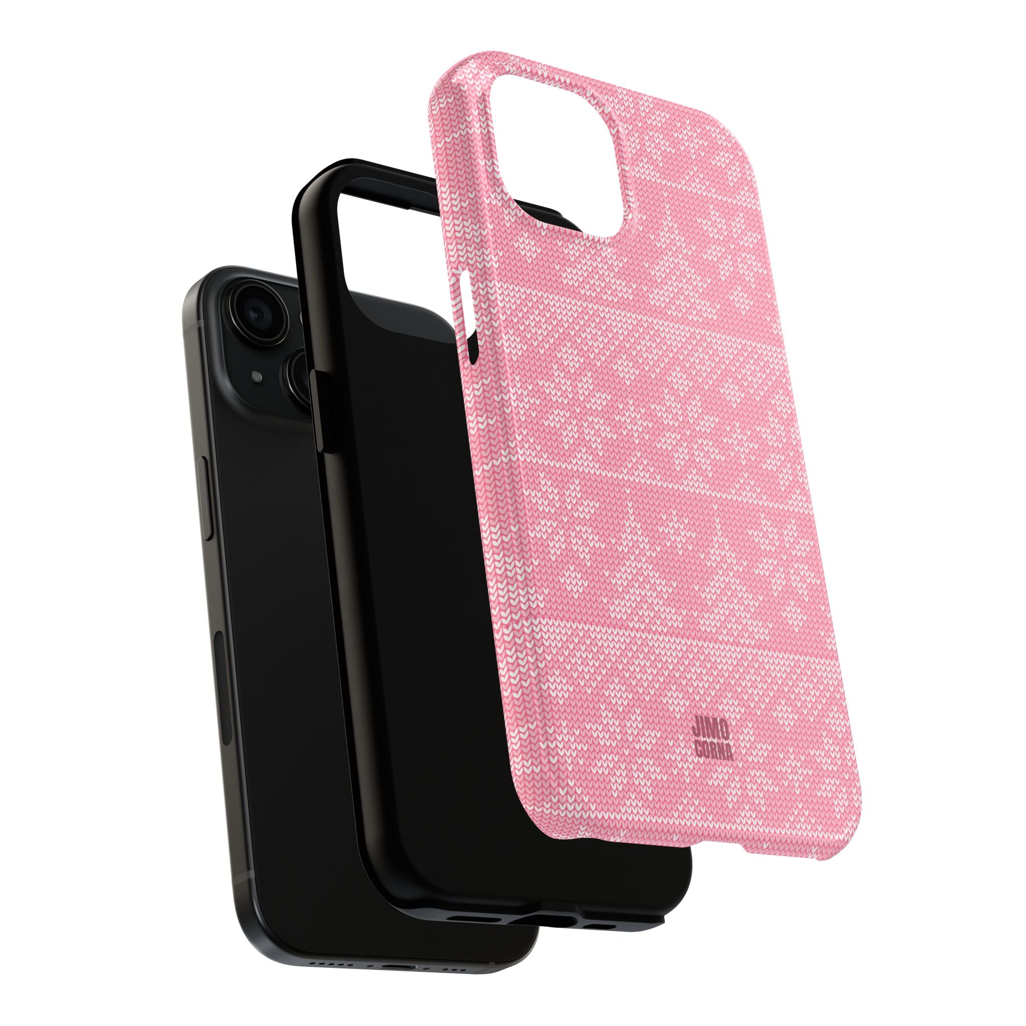 Holiday Knit | Pink iPhone Case