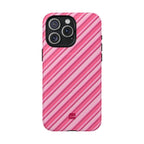 Angelina Stripes | Hot Pink - MagSafe iPhone Case
