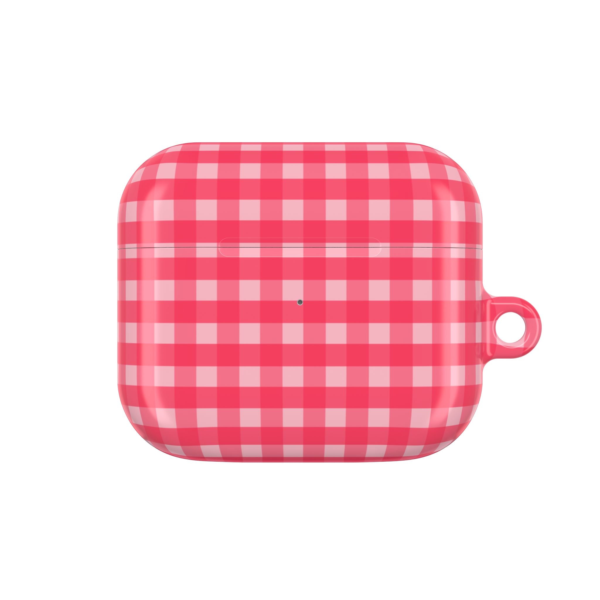 Farm Gingham AirPods Case | Hot Pink