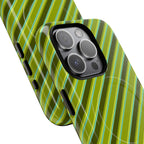 Angelina Stripes | Olive - MagSafe iPhone Case