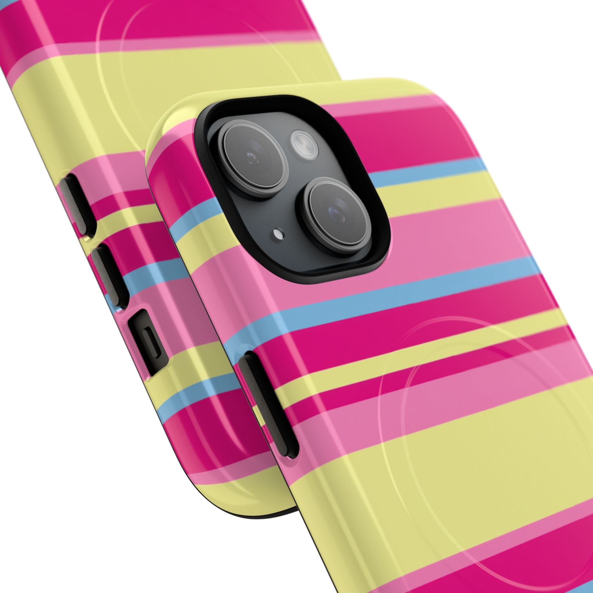 Lemonberry Stripe MagSafe iPhone Case