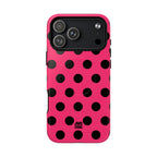 Big Polka Dot | Hot Pink and Black
