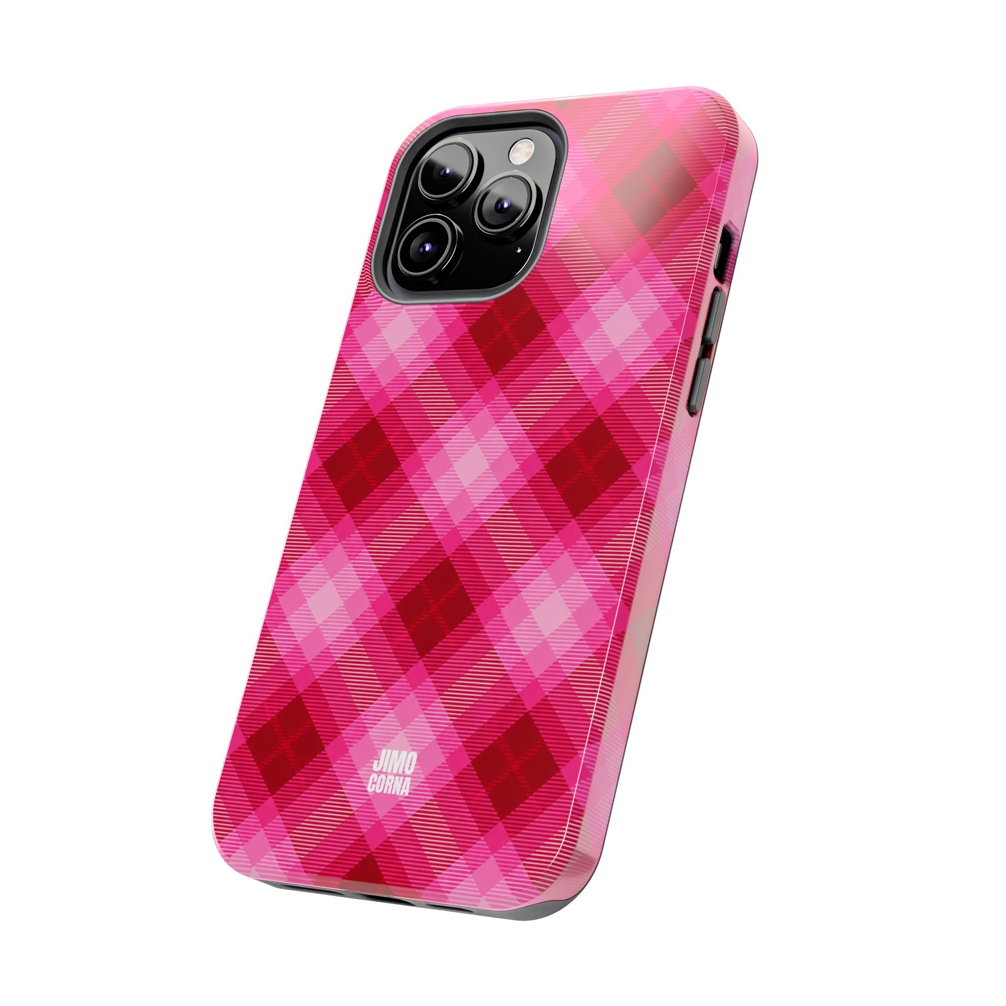 Pink Picnic Plaid iPhone Case