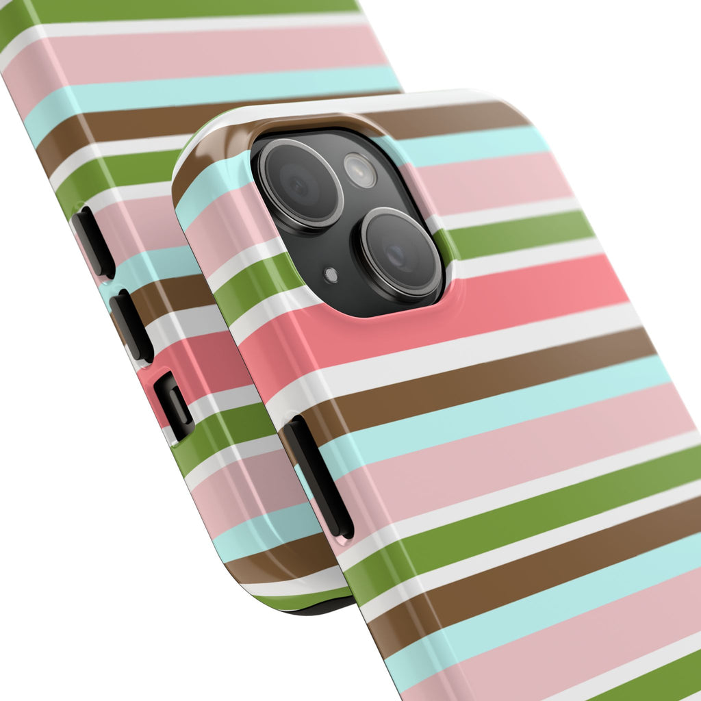Sweet Candy Stripes iPhone Case