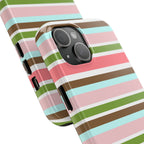 Sweet Candy Stripes iPhone Case