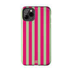 Lime Green and Pink Bold Stripes
