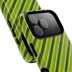 Angelina Stripes | Olive - MagSafe iPhone Case