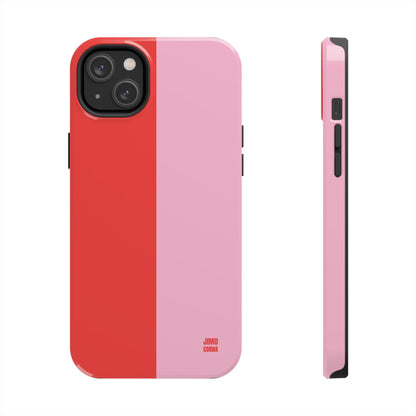 Red and Pink Color Block