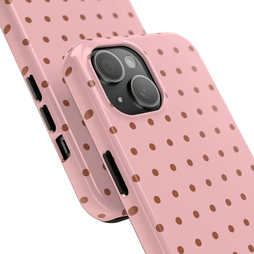 Polka Dot | Pink and Brown