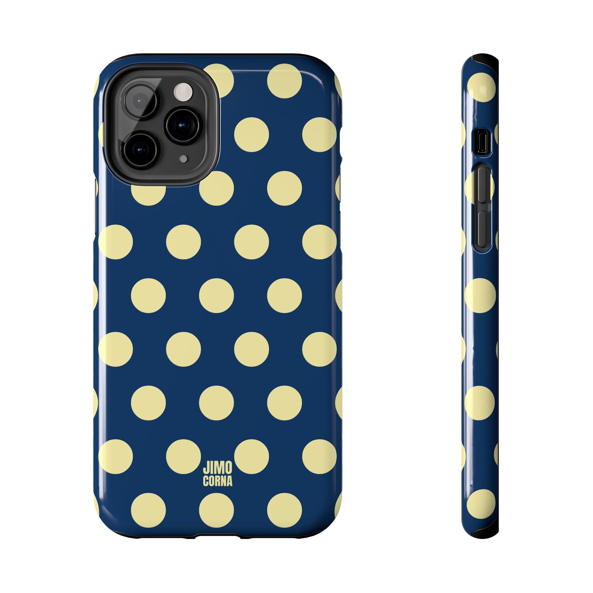 Big Polka Dot | Blue and Cream