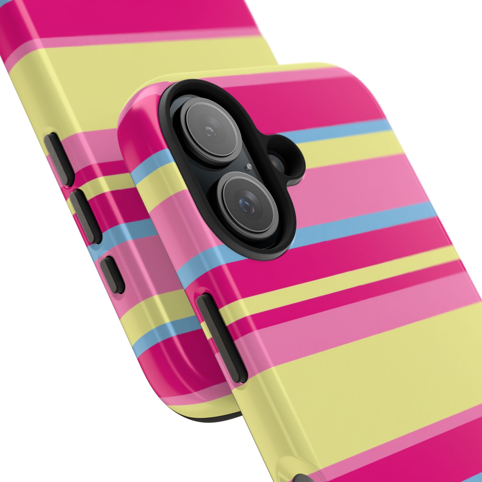 Lemonberry Stripe iPhone Case