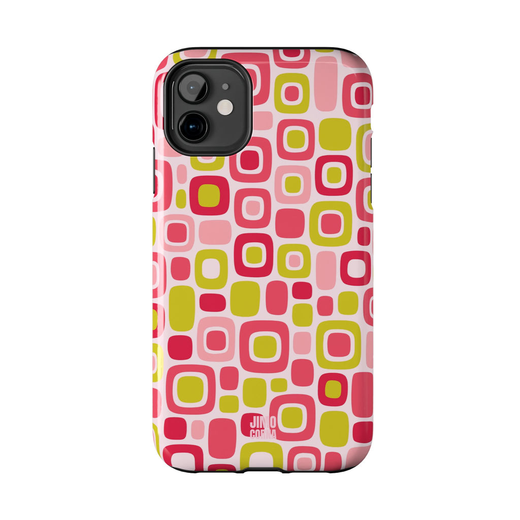 Bubble Pop Geometry iPhone Case